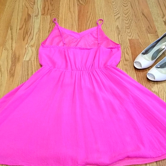 Lush Spaghetti Strap Mini Sundress in Pink - Picture 6 of 9